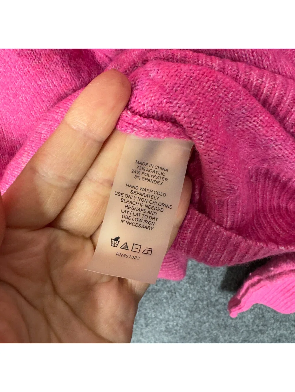 Vince Camuto Sweater Pullover Women S Small Pink Knit Long Sleeve Soft Cozy